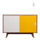 Yellow and white chest of drawers by Jiri Jiroutek, model U-452, 1960