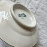 U&C Sarreguemines ironware footed plate