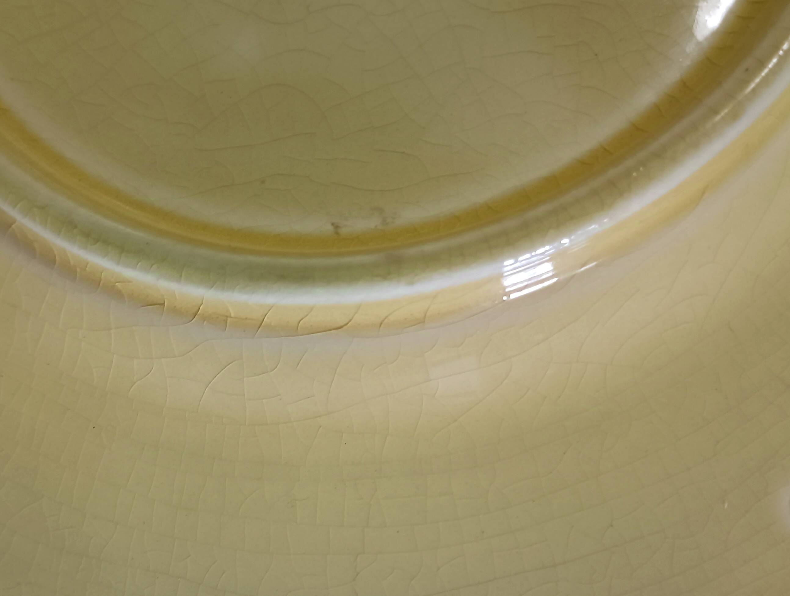 Sarreguemines barbotine plate