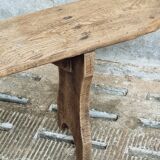 Vintage wooden bench, side table