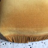 Velvet pouf