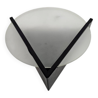 Lacri design - Space Age - wall lamp - glass - metal - post modern - 80's