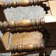 Solid oak stools