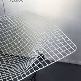 Big Diamond armchair, Harry Bertoia for Knoll International, 1950s-60s, restored