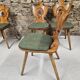 Lot 4 chaises auberge bistrot 1970"