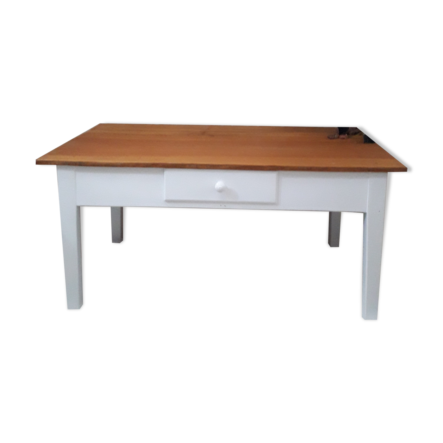 Table basse blanche