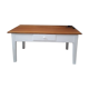Table basse blanche