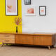 Vintage Scandinavian Enfilade – 209 cm
