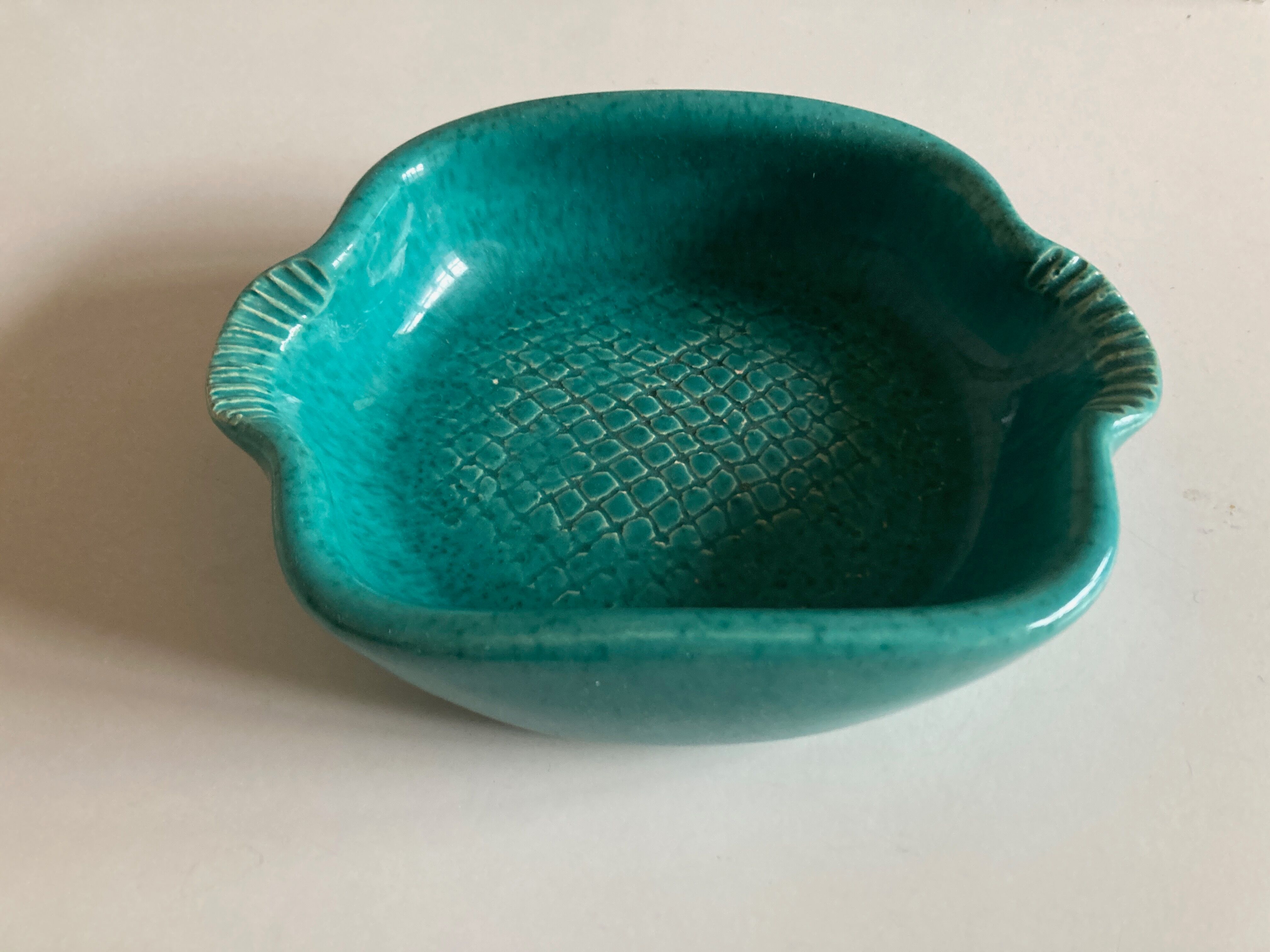 Empty ceramic fish pocket Vallauris 1960