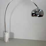Design arc floorlamp with marble base