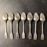 Set of seven CHINON tea spoons