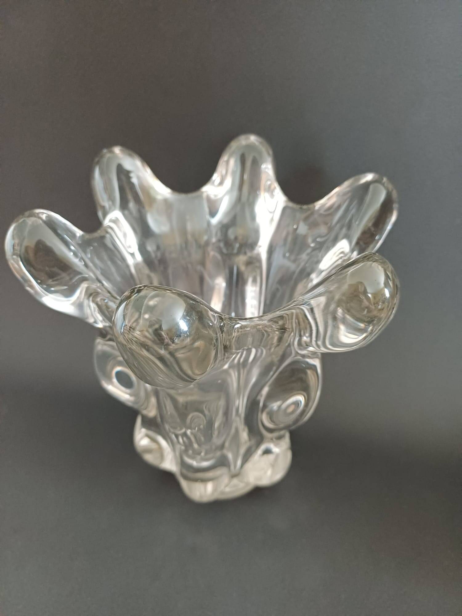 Vase "girafe" en cristal