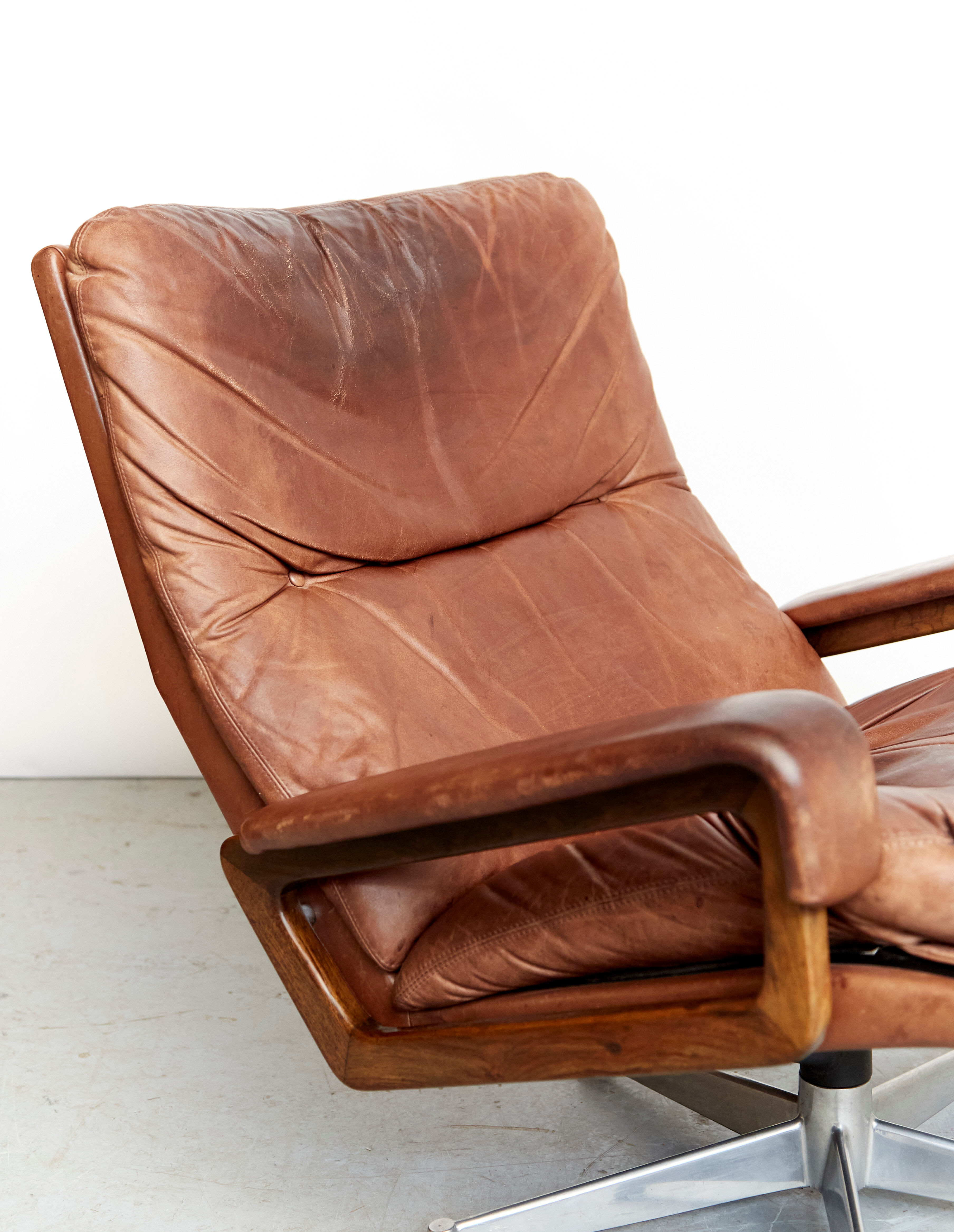 Vintage King Chair by André Vandenbeuck for Strässle