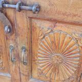 Old wooden door