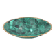 Vide poche en malachite et laiton, années 60