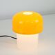 Rare Yellow Mushroom Table Lamp by Luigi Massoni for Guzzini, 1970s