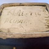 Large planter pot Adli Reuver signed