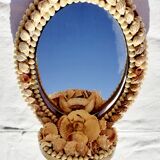 Vintage shell mirror