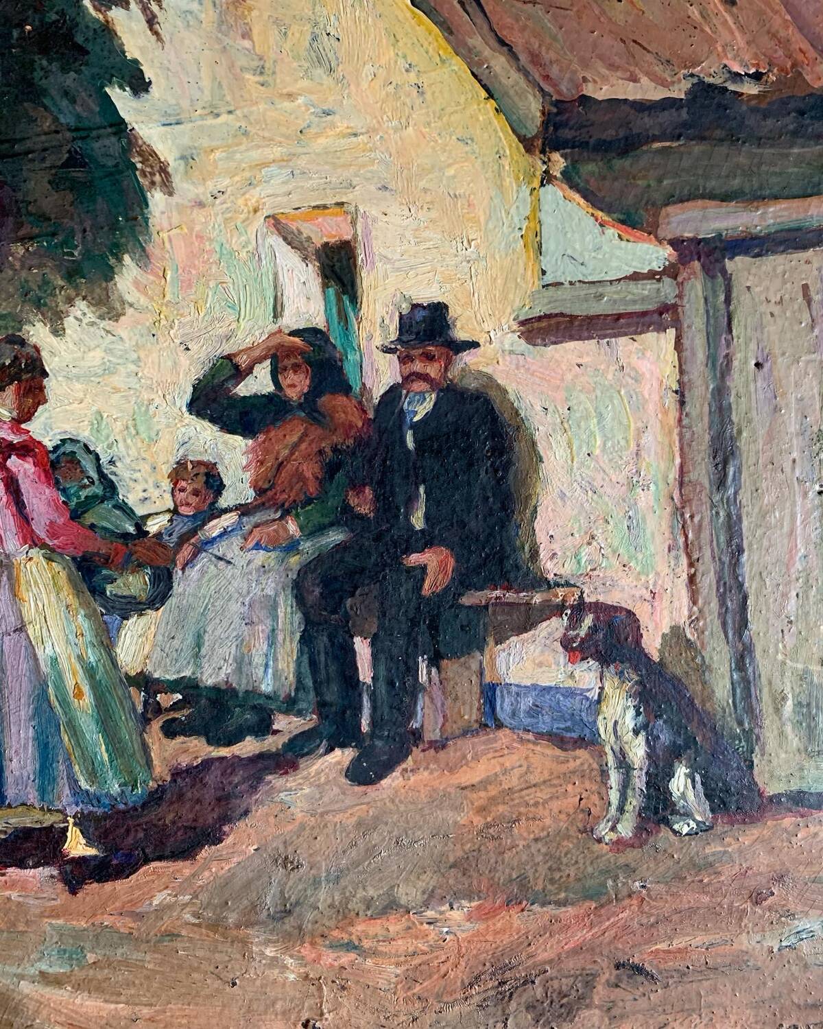 Tableau « un dimanche à la campagne «