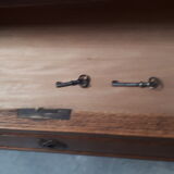 Chest of drawers 3 drawers Napoleon III classic on marble