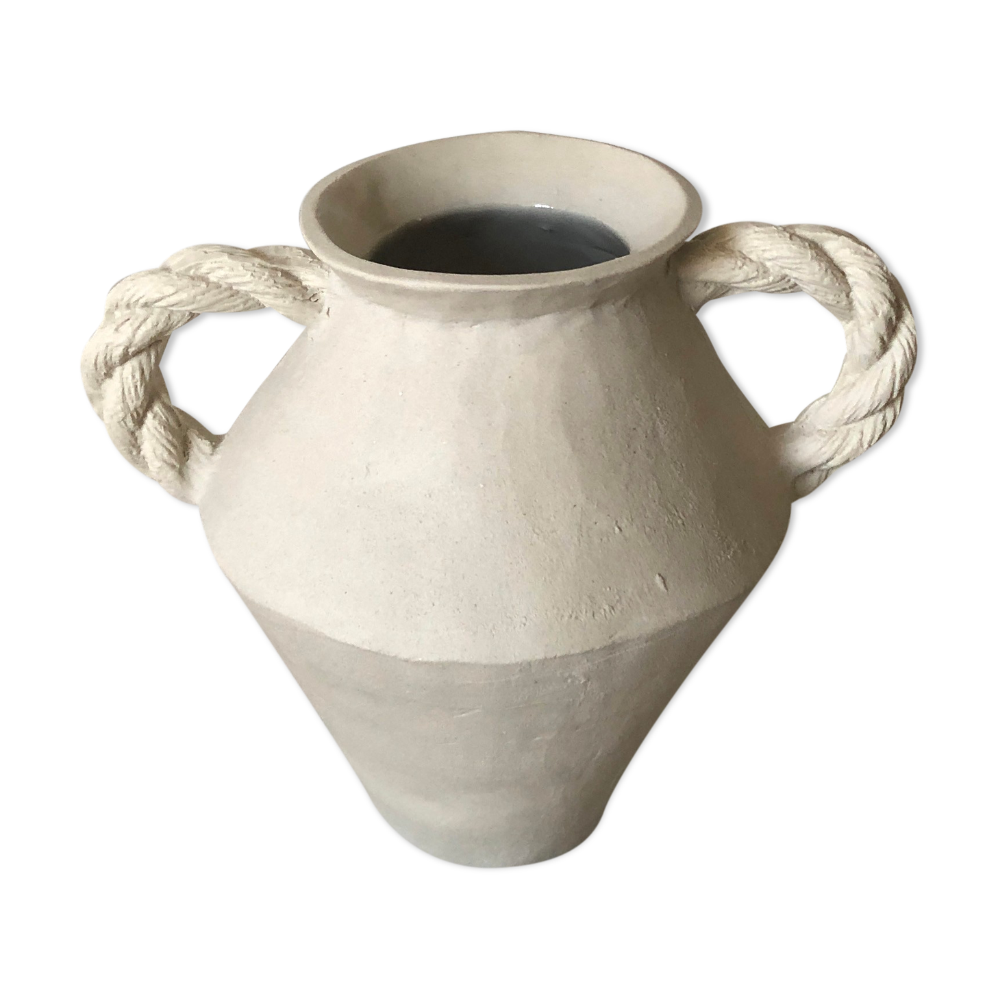 Rope amphora vase