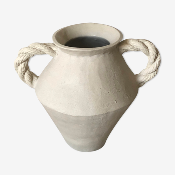 Rope amphora vase