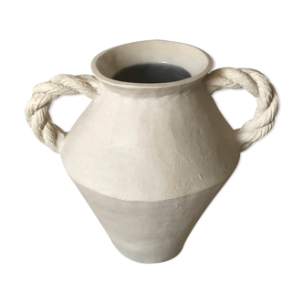 Rope amphora vase