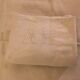 Vintage linen sheet 2 people monogrammed "AH"