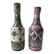 Lot de 2 bouteilles vases Safi