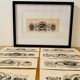 Lithograph engraving astrological sign balance of 1907