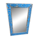 Antique Art Deco mirror in Burmese teak.