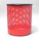 Corbeille Cribbio rouge Rexite Années 80