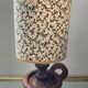 Pair of Scandinavian wooden lamps from the 60s