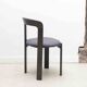 Chaise Bruno Rey par Kusch+co anthracite - assise tapissée