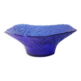 Mid-Century Cobalt Blue Glass Bowl: Finnish 'Metsä' Design, 1970s