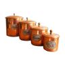 Series 4 copper spice pots