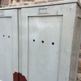 Industrial wood cloakroom 1920