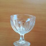 Set of 8 glass ice cream cups