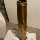 Standing ashtray and vase - brass shell