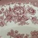 Lot de 8 assiettes faïence Wedgwood modèle faisan asiatique rose