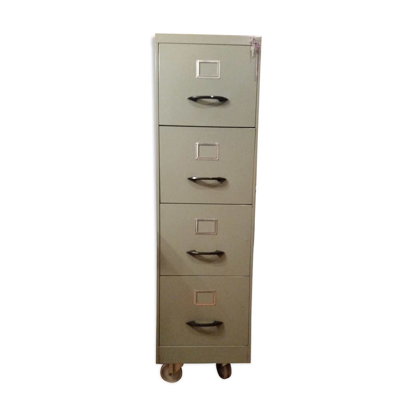 Cabinet 4 drawers of the 1960s metal