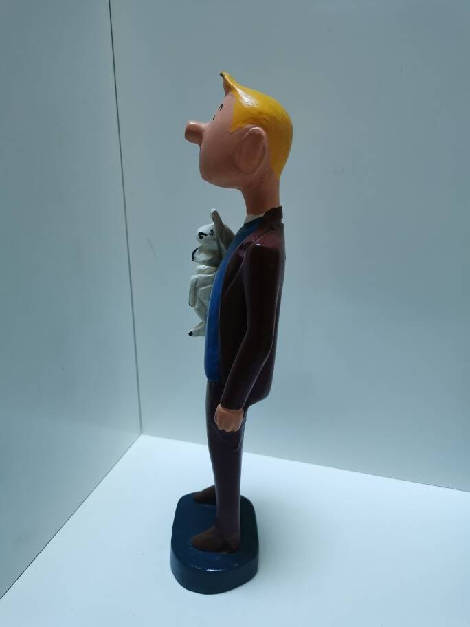 Tintin wooden characters