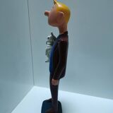 Tintin wooden characters