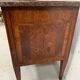 Louis XVI chest of drawers in wood veneer marquetry, 20th century