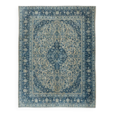 Tapis Oushak turc fait main vintage. Excellent état.