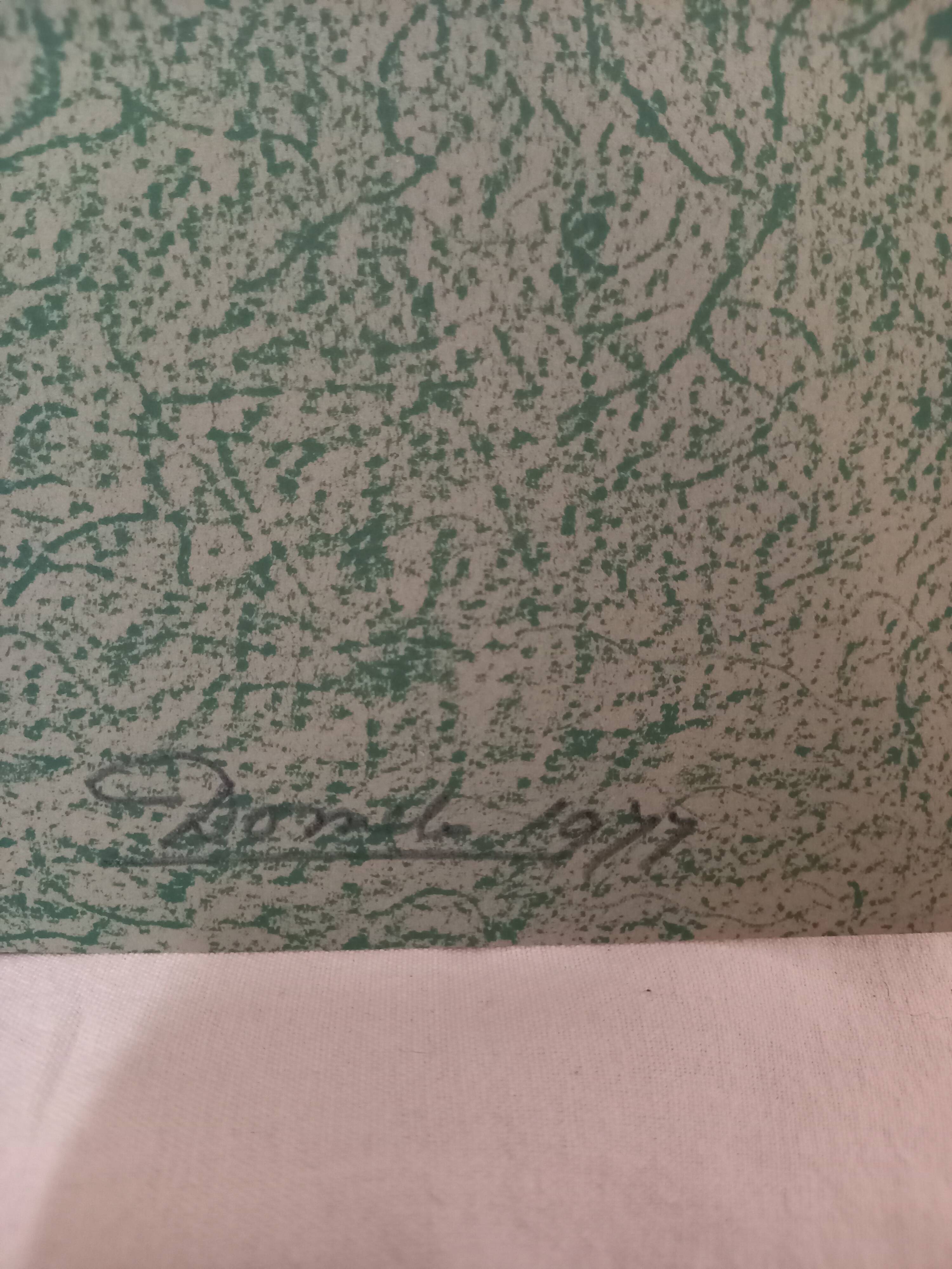 Lithograph by César Doméla (1900-1992), Composition, 1977, Abstract Art