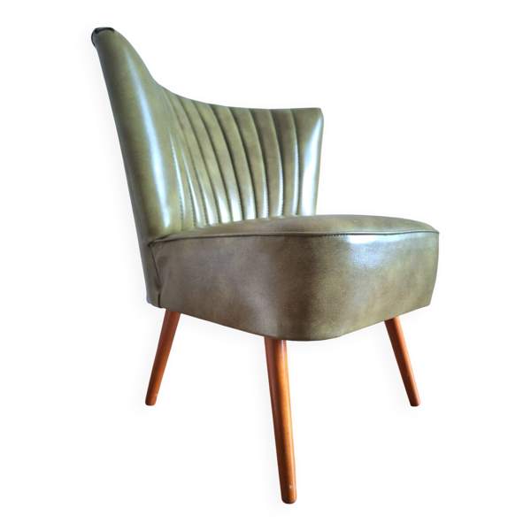 Fauteuil cocktail vintage, meuble siège ancien
