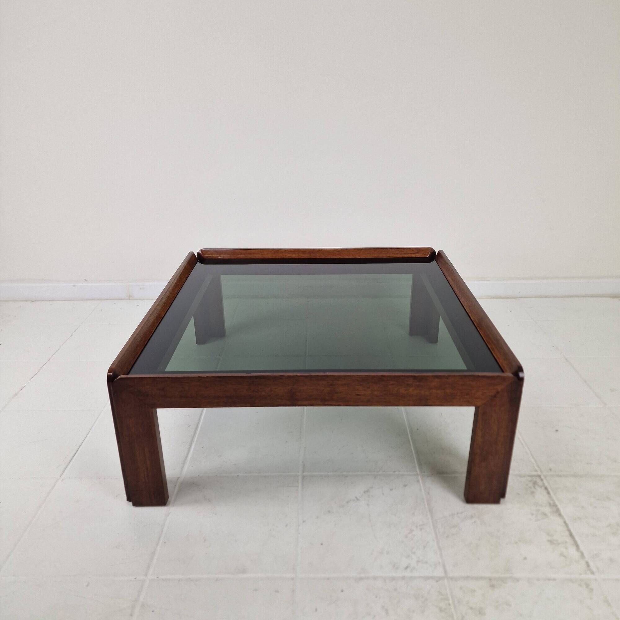 Mid-Century Italian Coffee Table by Afra & Tobia Scarpa for Cassina, 1960s