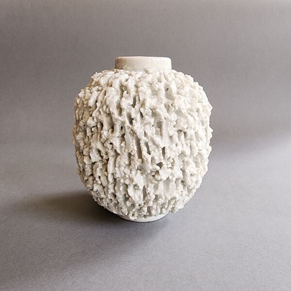 Vase hérisson, Gunnar Nylund Chamotte