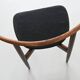 Harry Ostergaard pair of dining chairs rosewood Randers Denmark 1960